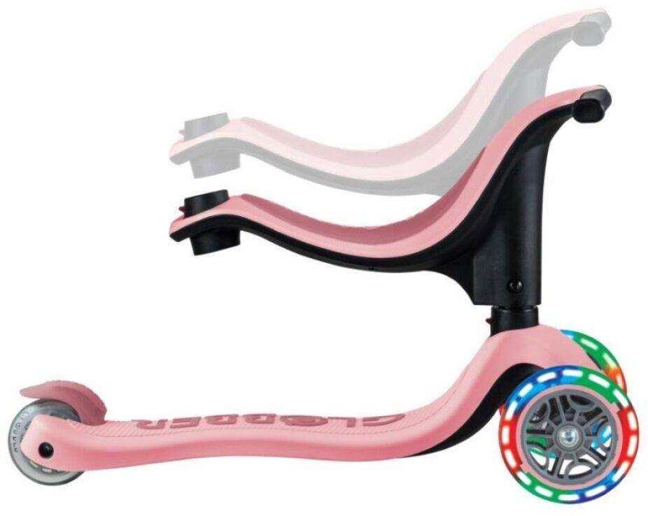 Globber Scooter Go.Up Sporty Lights Pastel Pink (452-710-4) (3)