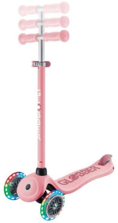 Globber Scooter Go.Up Sporty Lights Pastel Pink (452-710-4) (5)