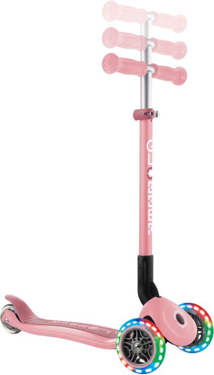 Globber Scooter Primo Foldable Lights Pastel Pink (432-211-3) (4)