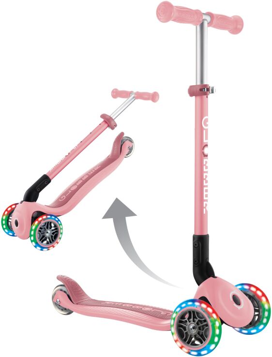 Globber Scooter Primo Foldable Lights Pastel Pink (432-211-3) (6)