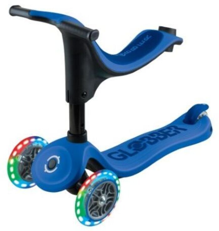 Globber Scooter Go.Up Sporty Lights Navy Blue (452-600-4) (2)