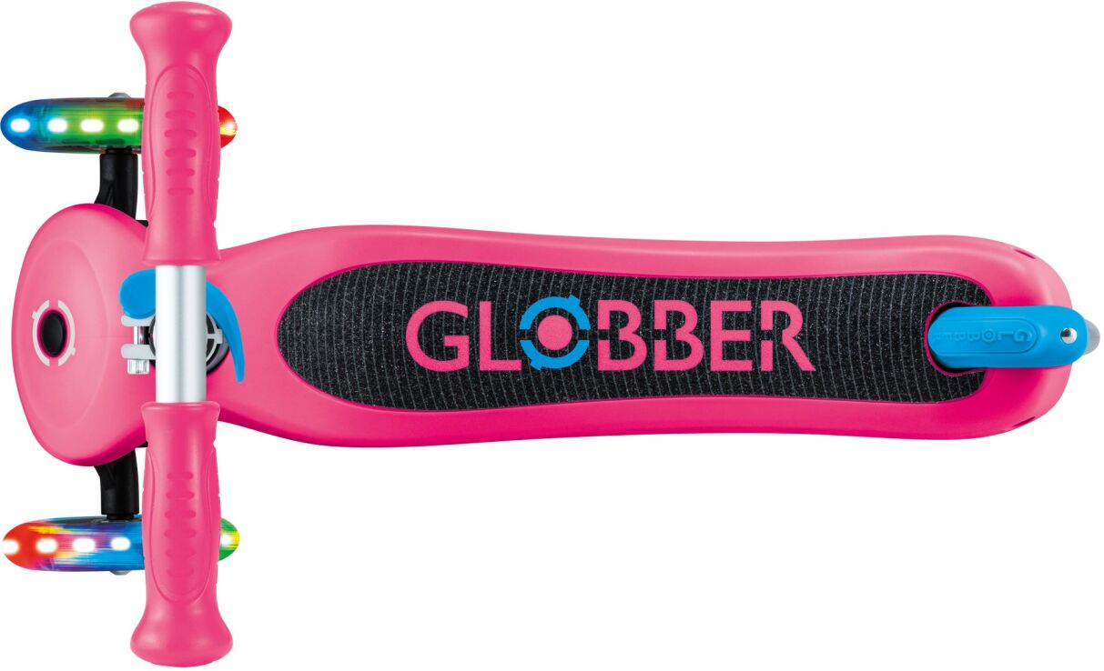 Globber Scooter Primo Lights V2 Fuchsia (423-610-4) (2)