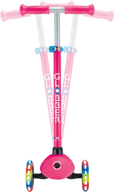 Globber Scooter Primo Lights V2 Fuchsia (423-610-4) (3)