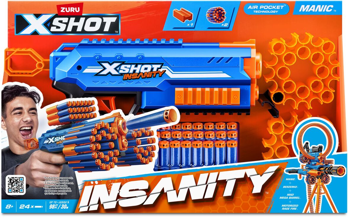Zuru X-Shot Insanity 24 Darts Series 1 (36603) (1)