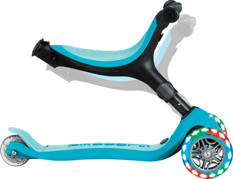 Globber Scooter Foldable Go.Up Active Lights 360 Aqua (749-300) (3)