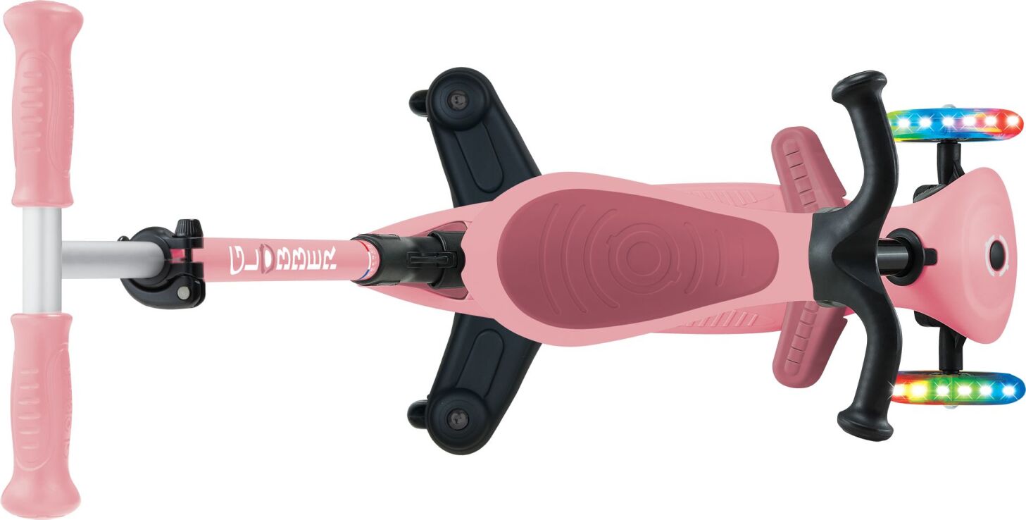 Globber Scooter Foldable Go.Up Active Lights 360 Pastel Pink (749-310) (4)