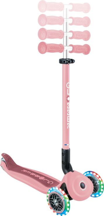 Globber Scooter Foldable Go.Up Active Lights 360 Pastel Pink (749-310) (6)