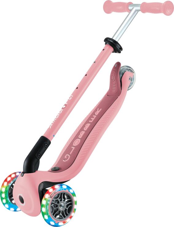 Globber Scooter Foldable Go.Up Active Lights 360 Pastel Pink (749-310) (8)