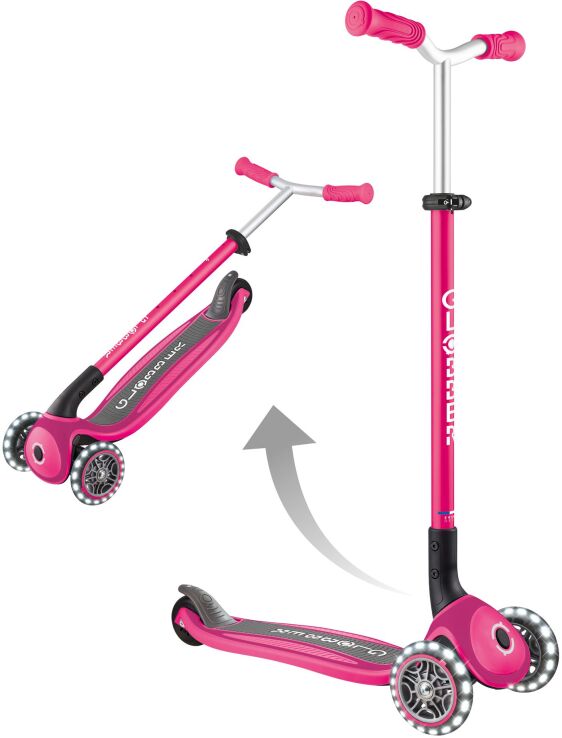 Globber Scooter Master Lights Pink (663-110) (5)