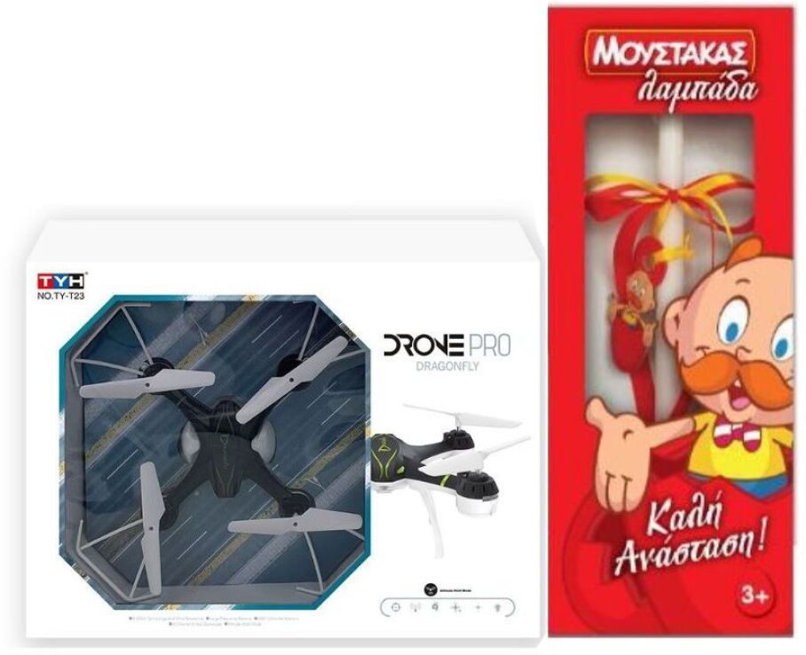 Λαμπάδα BW Τηλεκατευθυνόμενο Drone 2.4G Axis With Camera & Light-2 Χρώματα (T23B-200) (0)