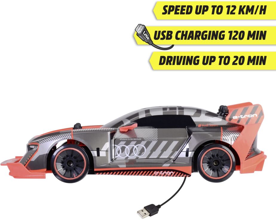 Dickie Τηλεκατευθυνόμενο Audi S1 E-Tron Quatro Drift Car 30cm RTR 1:16 (201106011) (3)