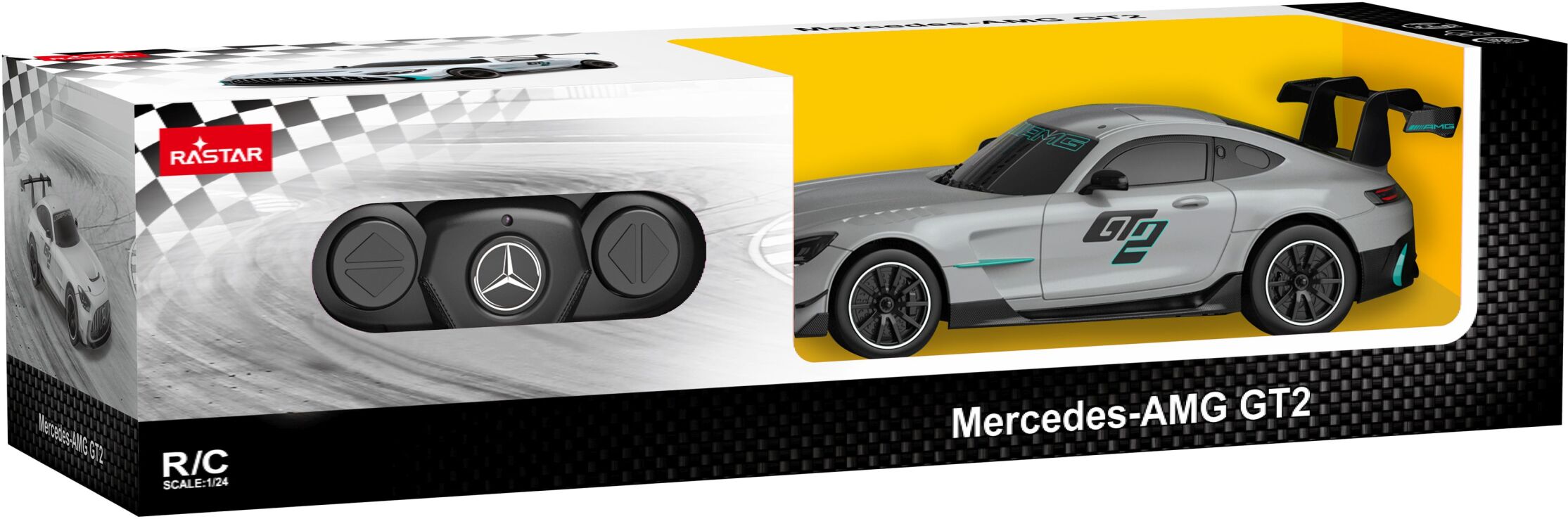 Rastar Τηλεκατευθυνόμενο Mercedes AMG GT2 1:24 (10230) (1)