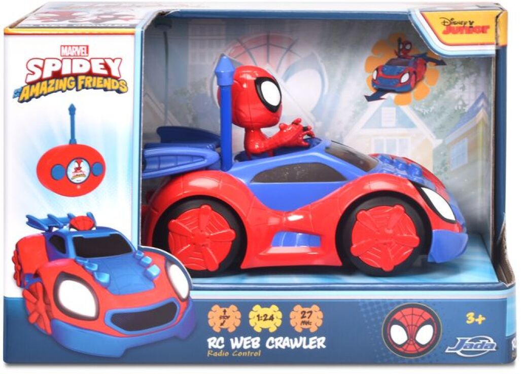 Simba Spidey Τηλεκατευθυνόμενο WEB Crawler 17cm 1:24 (203223000) (1)