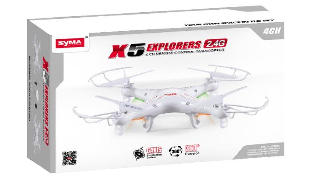 Syma Τηλεκατευθυνόμενο Drone Quadcopter X5 2.4GHZ (X5) (1)
