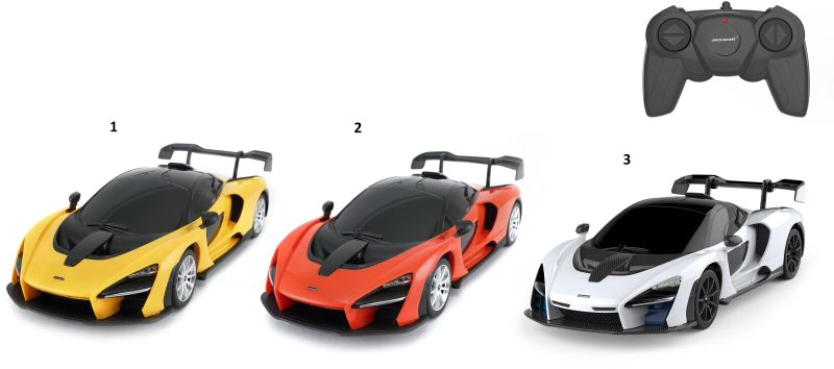 Rastar Τηλεκατευθυνόμενο McLaren Senna 1:24 - 3 Σχέδια (96700) (1)