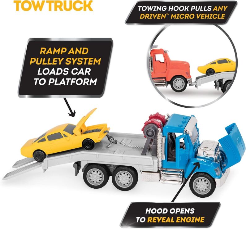 Battat Driven Σετ Οχήματα Worker Fleet With Lights & Sounds (WH1180Z) (5)