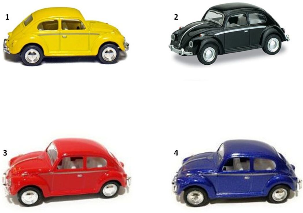 KIN Volkswagen Classical 1967 2.5'' - 4 Σχέδια (KT2540D) (1)