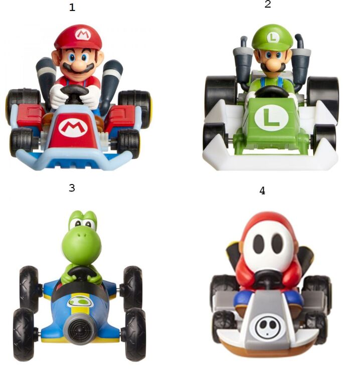 JP Nintendo Super Mario Kart W.30-4 Σχέδια (1)