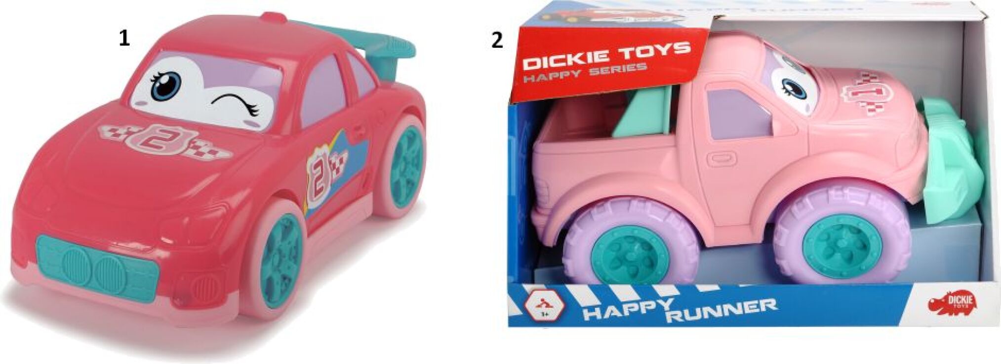 Dickie F/W Αυτοκίνητο Happy Runner Girls 27cm-2 Σχέδια (203814019) (1)