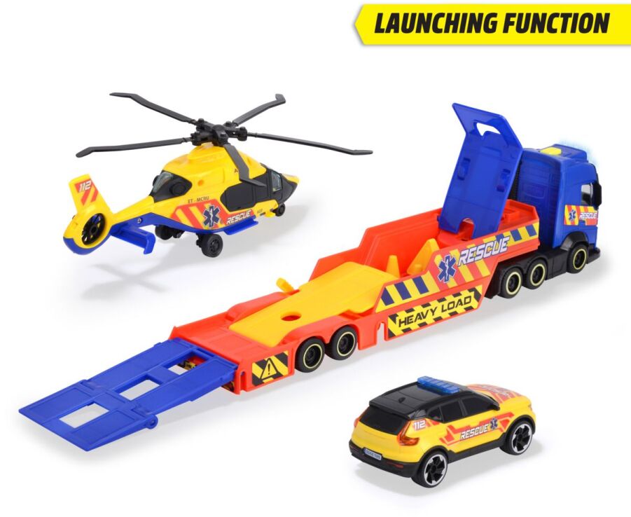 Dickie Rescue Transporter Και 2 Οχήματα (203717005) (4)