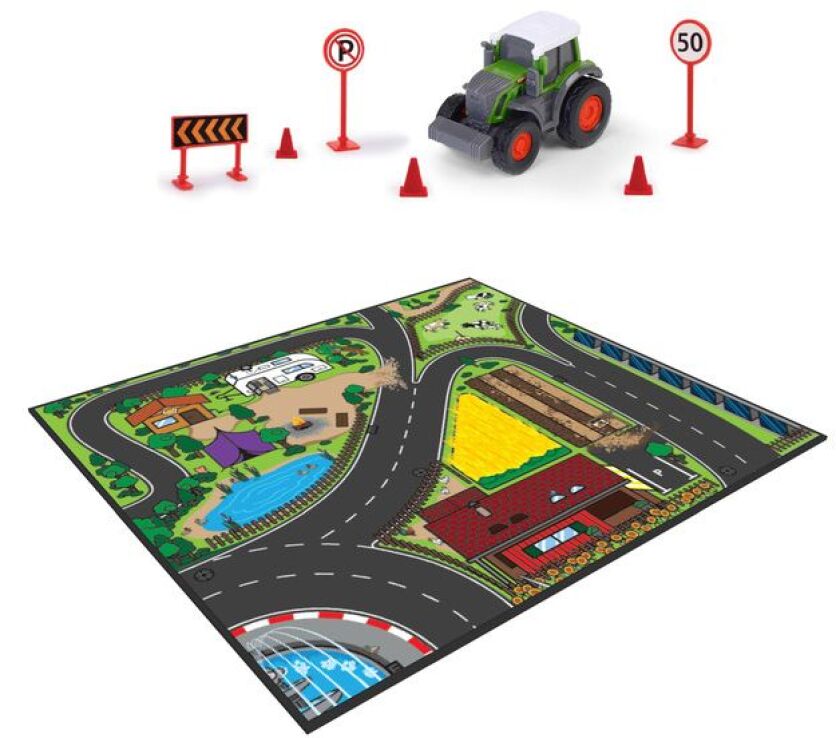 Dickie Playmat 70X80cm.+1 D/C Αυτοκίνητο 8cm-4 Σχέδια (203746018) (3)