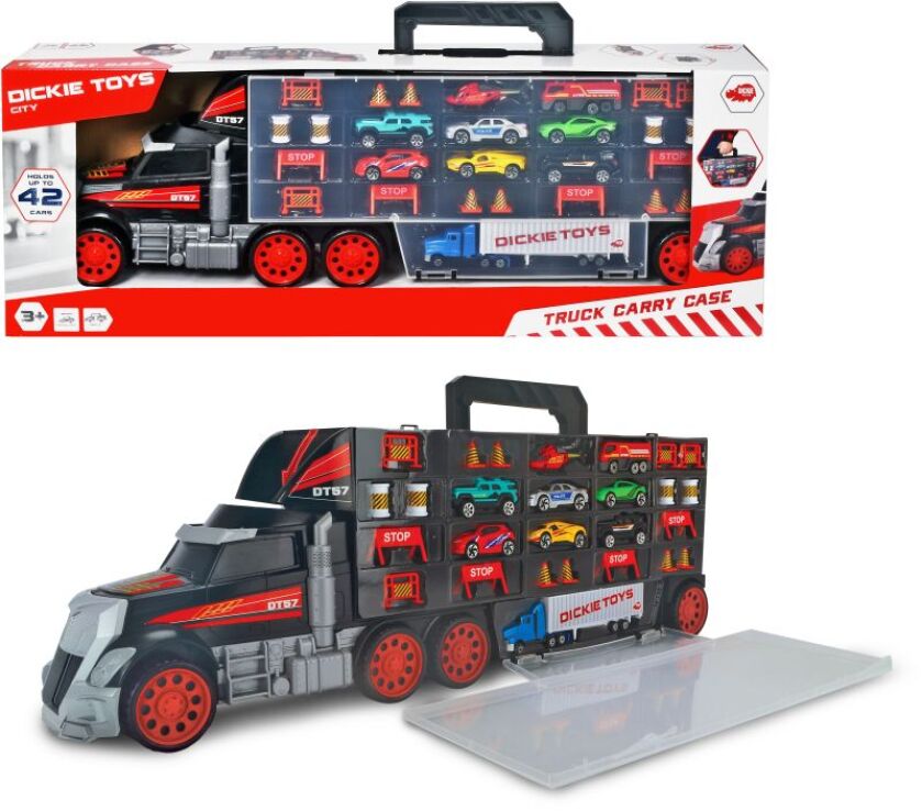 Dickie Σετ Φορτηγό Μεταφορέας Carry Case +7 D/C Αυτοκίνητα (203749023) (1)