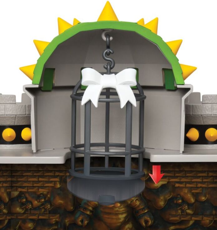 JP Nintendo Φιγούρα 2.5" Super Mario Bowser Castle Playset (400204) (4)