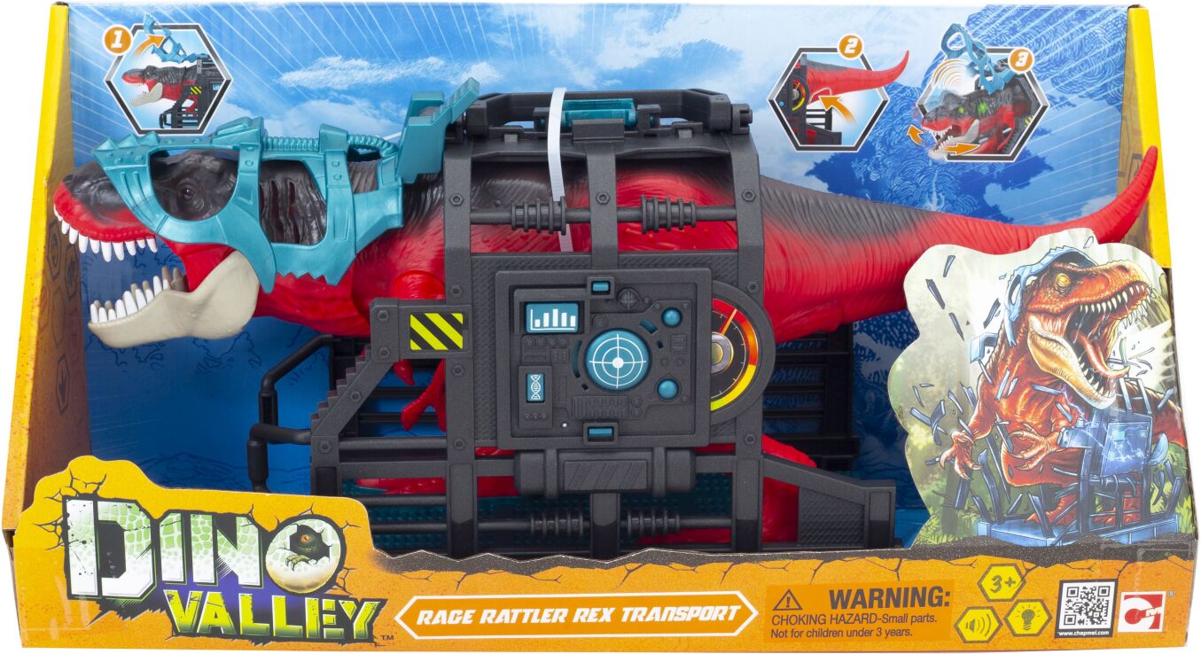 Chap Mei Dino Valley-Δεινόσαυρος T-Rex Attack Playset (542647) (1)