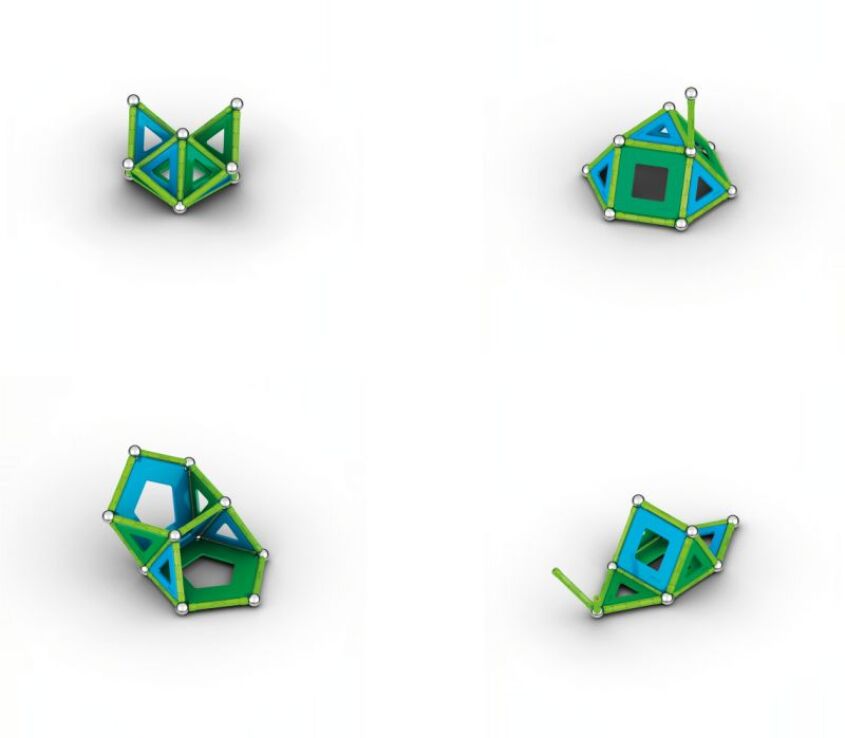 Geomag Σετ Classic Panels 52 - Green (471) (1)