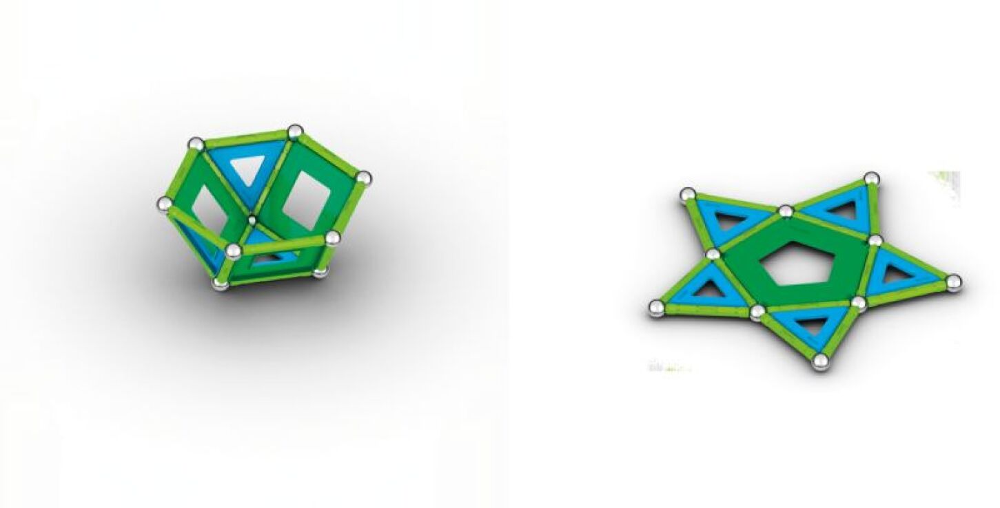 Geomag Σετ Classic Panels 52 - Green (471) (3)