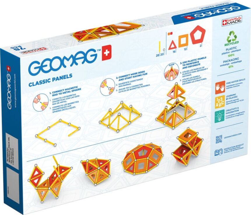 Geomag Σετ Classic Panels 78 - Green (472) (3)