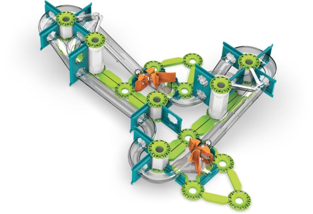 Geomag Σετ Gravity Race Track 67pcs.-Green (PF.530.760.00) (1)