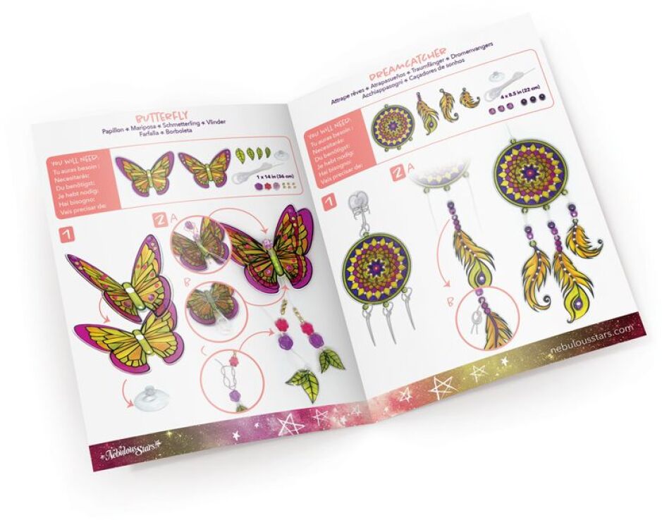 Nebulous Stars Window Charms (11017) (5)