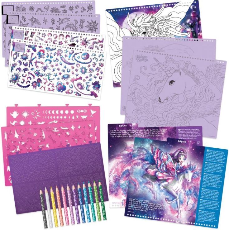 Nebulous Stars Creative Sketchbook Fantasy Horses - Space (11371) (1)