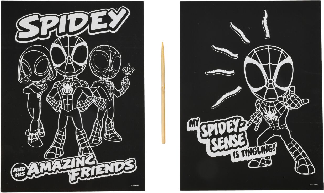 Canenco Spidey Scratch Art Αφίσα 26x19,5cm (SP22346V) (1)