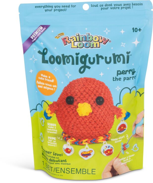 Rainbow Loom Loomigurumi Σετ Παπαγάλος (A0216) (0)