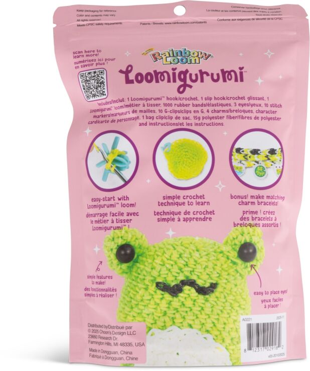 Rainbow Loom Loomigurumi Σετ Βάτραχος (A0221) (4)