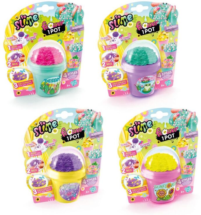 Canal So Slime Flower Βαζάκι-4 Σχέδια-1Τμχ (SSC417) (0)