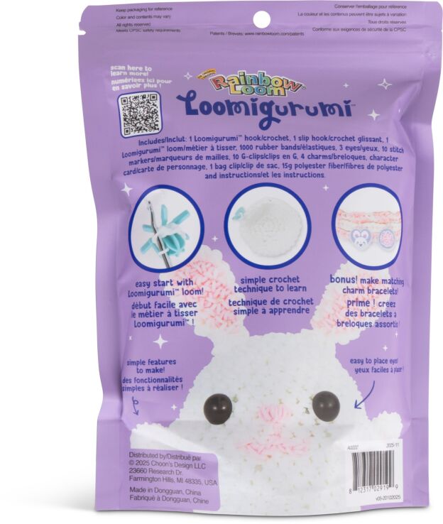 Rainbow Loom Loomigurumi Σετ Κουνελάκι (A0222) (4)