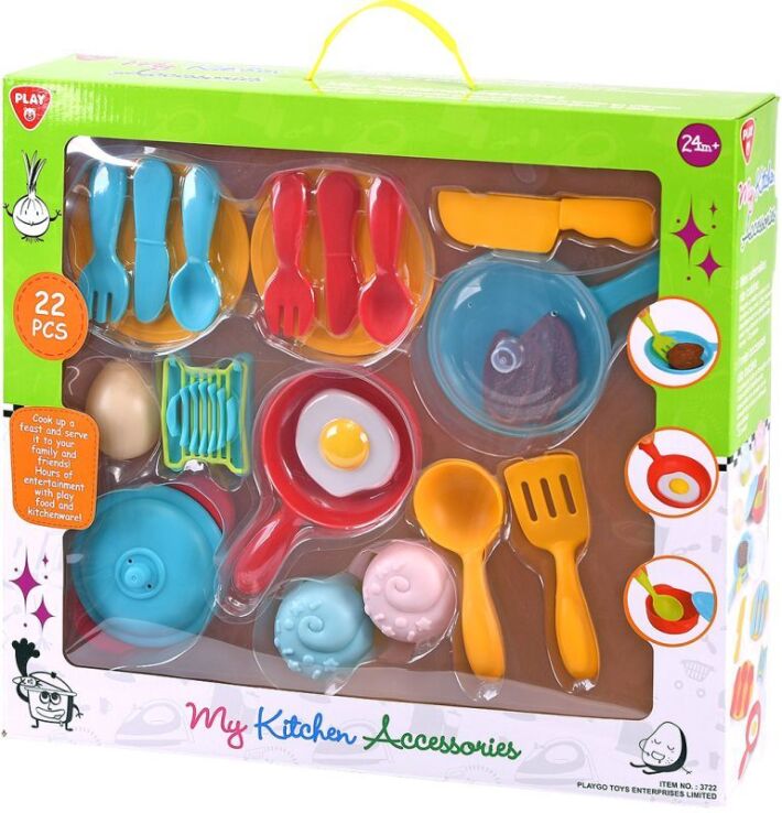 Playgo Σετ Κουζινικών My Kitchen 22Τμχ (3722) (1)