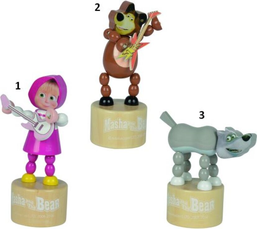 Eichhorn Masha & The Bear Φιγούρες Waggle-3 Σχέδια (109304303) (1)