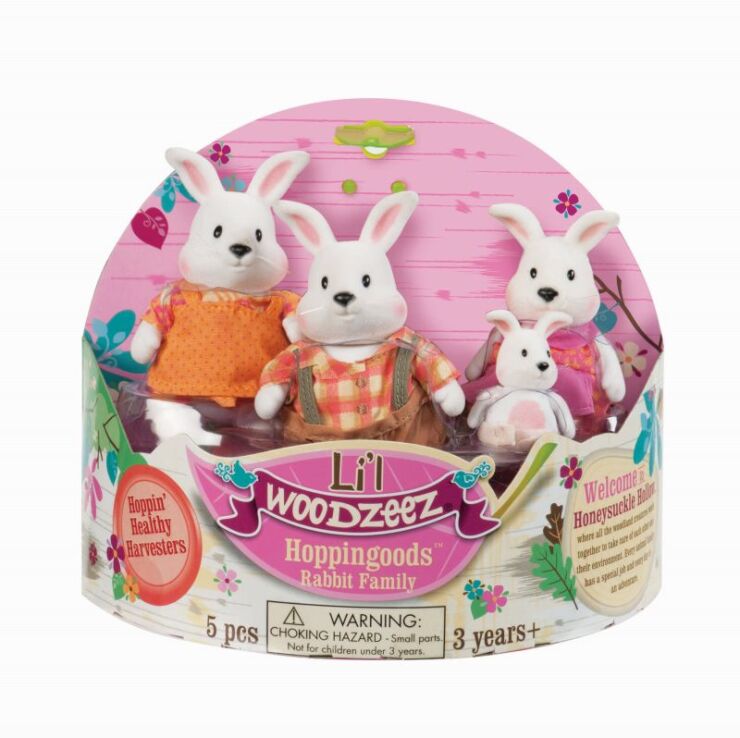 Li'l Woodzeez Rabbit Family (6006Z) (1)