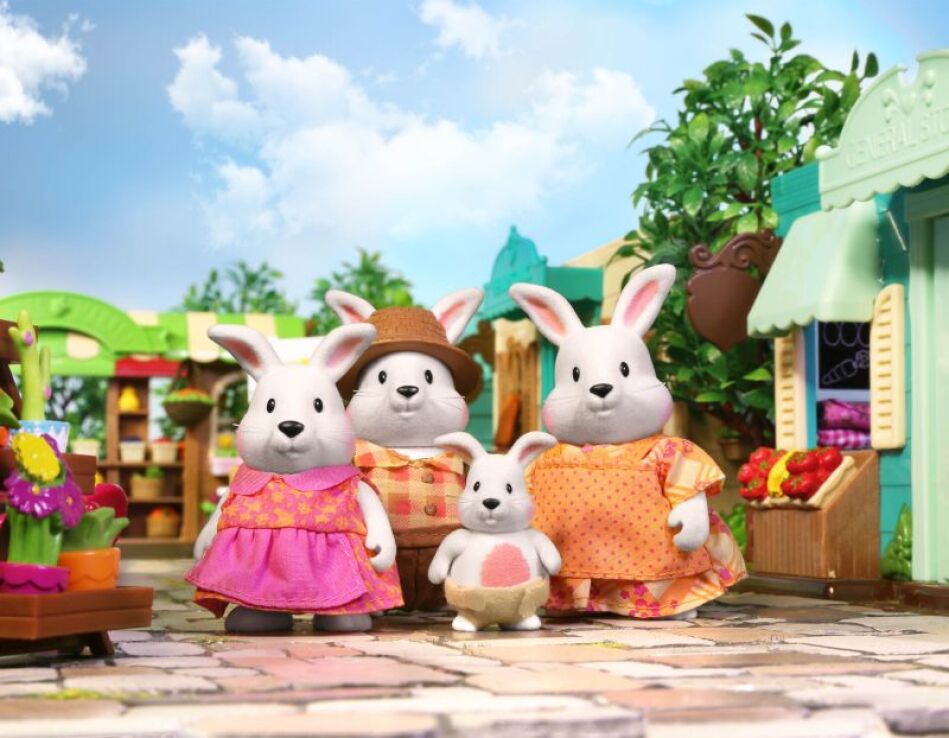 Li'l Woodzeez Rabbit Family (6006Z) (3)