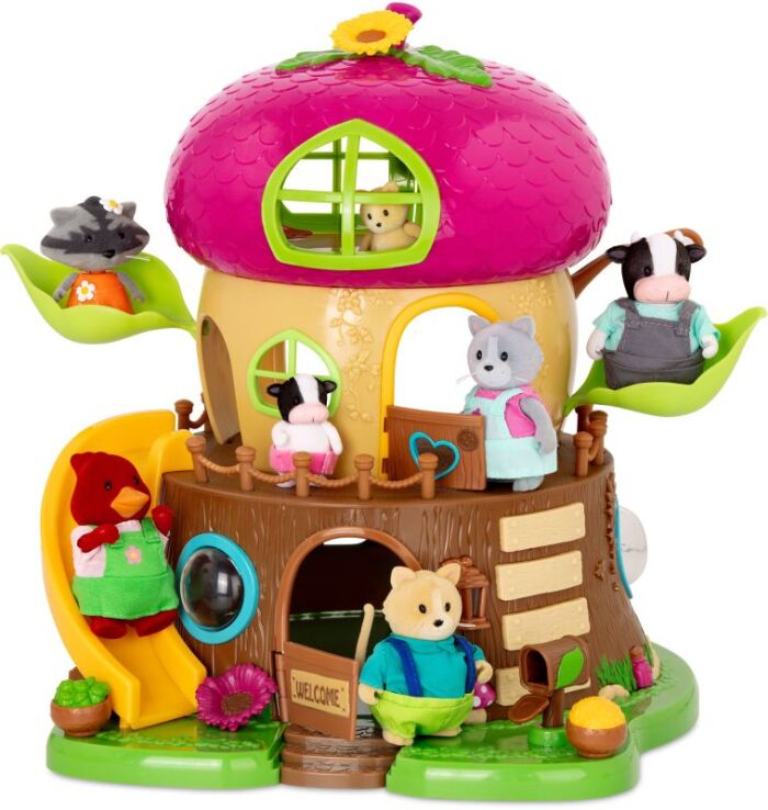 Li'l Woodzeez Σετ Bobblehead Acorn House (64701Z) (2)
