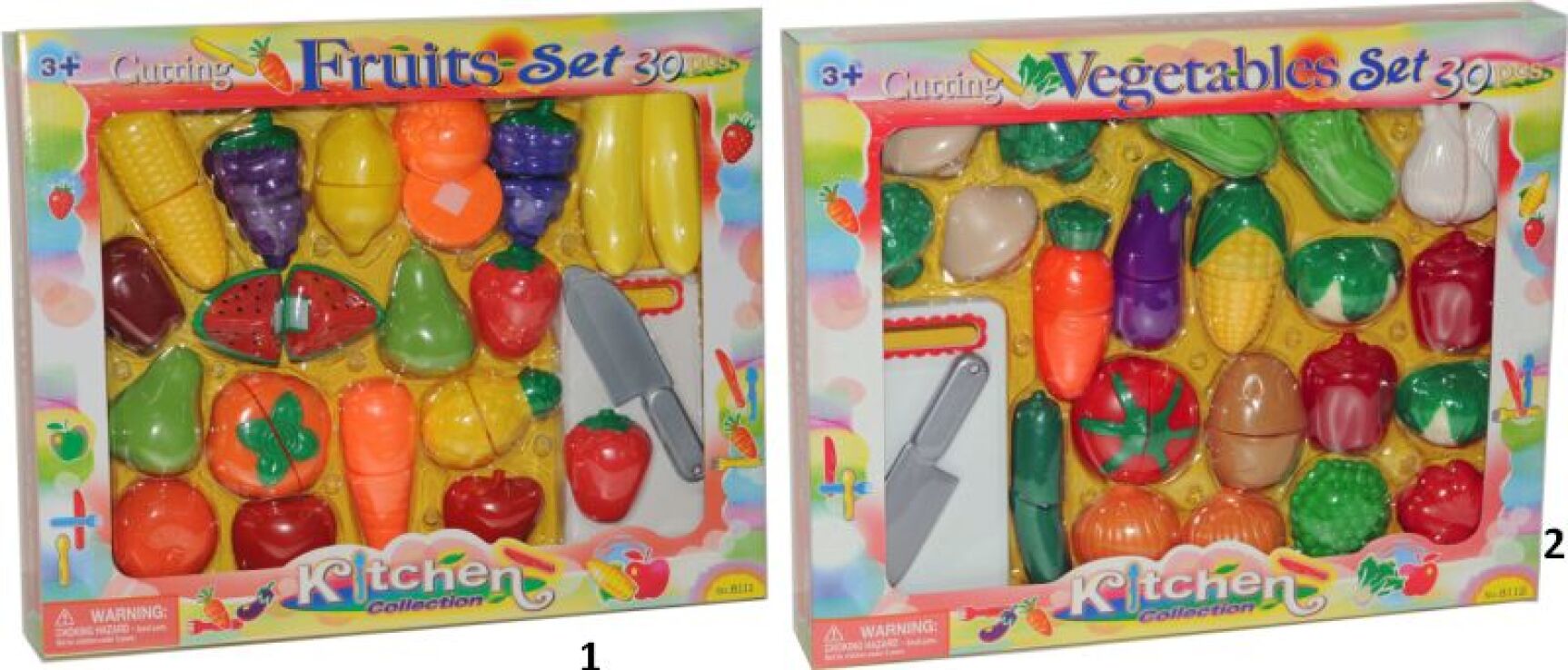 KS Σετ Τρόφιμα 30Τμχ-2 Σχέδια (8111) (1)