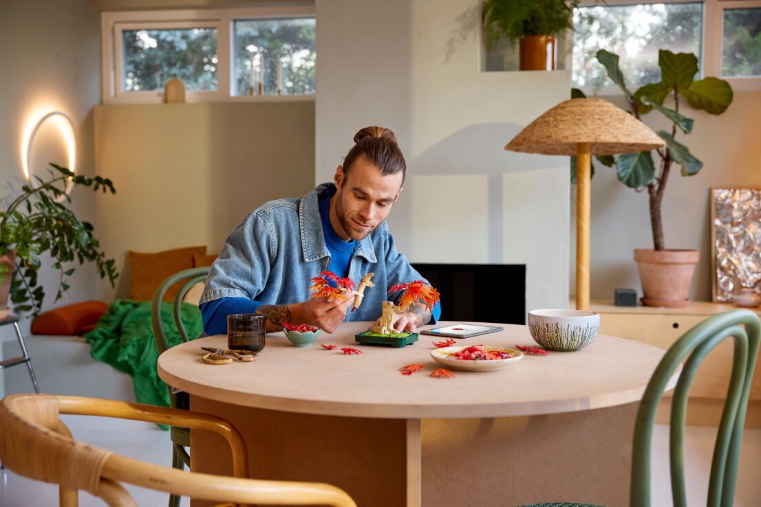 LEGO Botanical Japanese Red Maple Bonsai Tree (10348) (3)