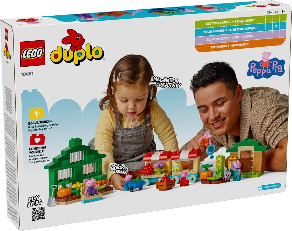 LEGO Duplo Peppa Pig Grandpa Pig's Garden & Greenhouse (10461) (11)