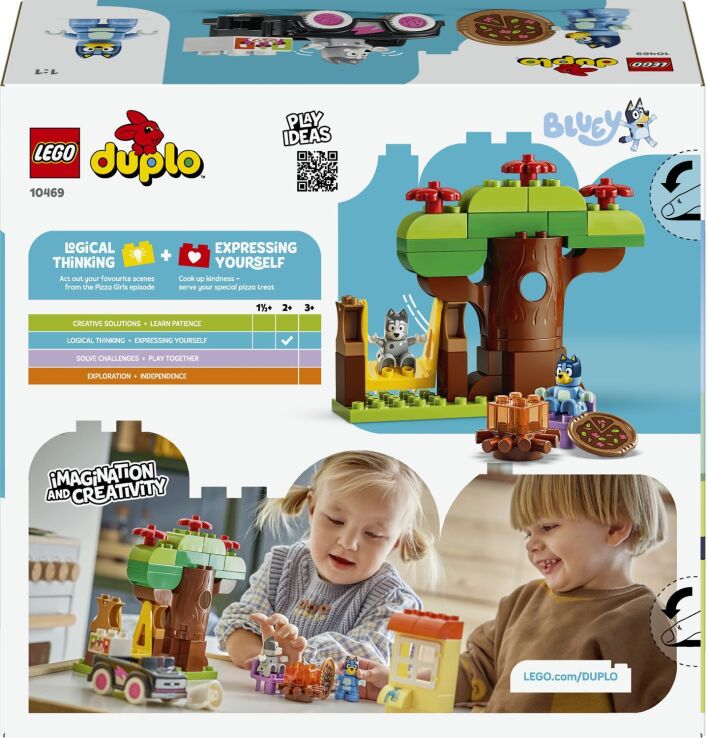 LEGO® DUPLO® Bluey Pizza Girls With Muffin And Bluey (10469) (7)
