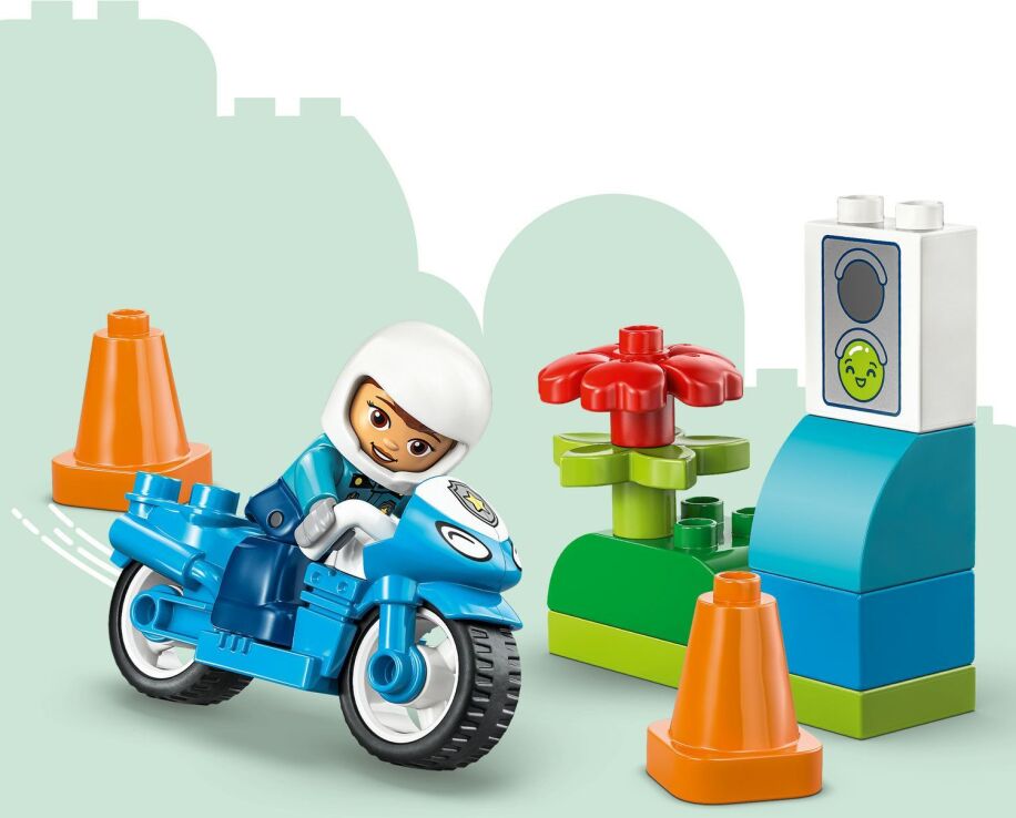 LEGO® DUPLO® Blue Police Motorcycle (10471) (4)