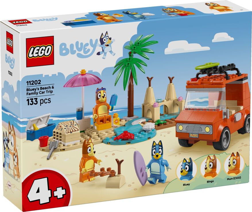 LEGO Bluey's Beach & Family Car Trip (11202) (0)